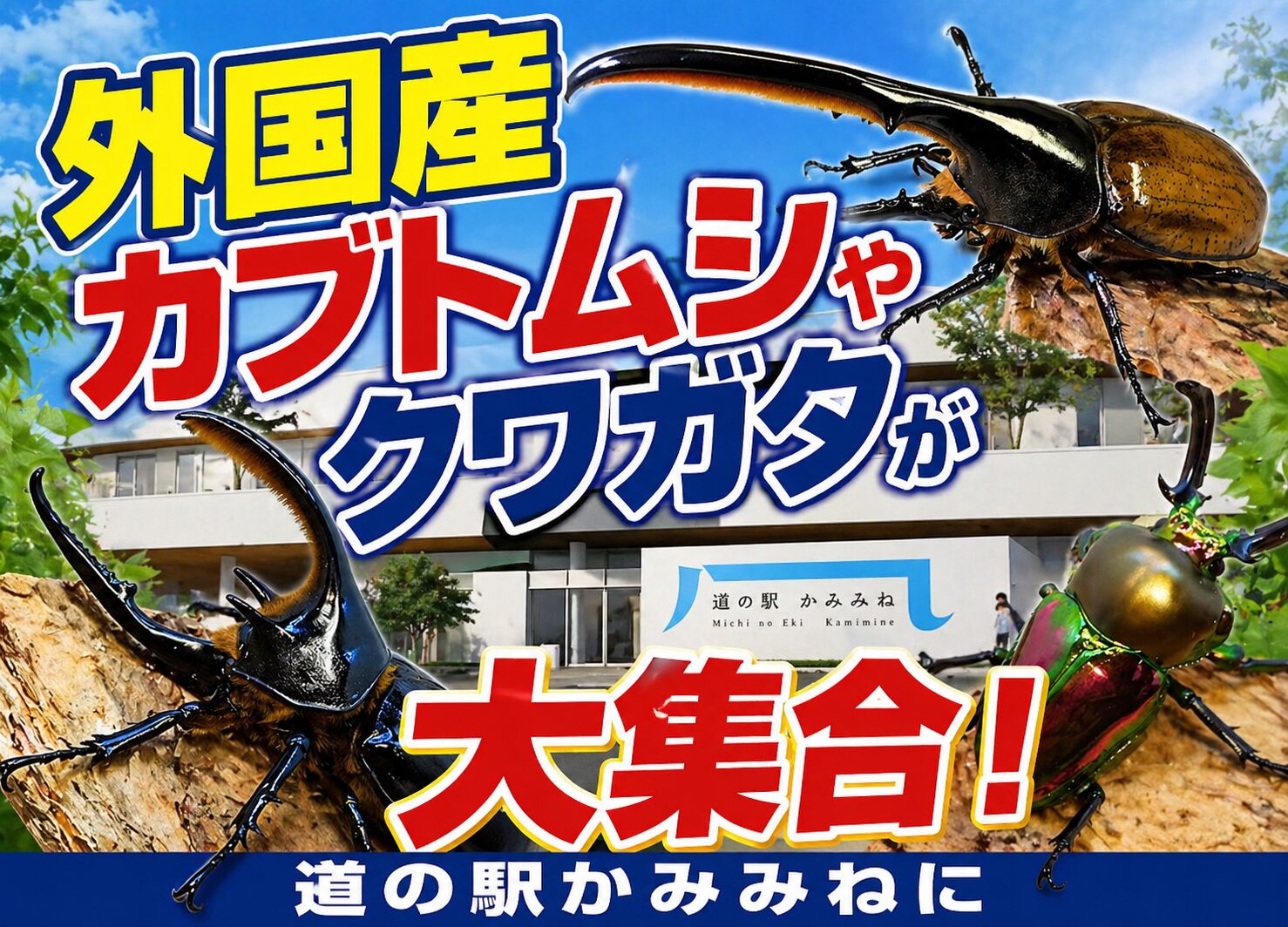４月２６日：道の駅かみみねさんへ　おしらせ☆